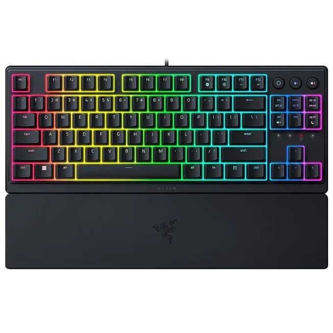 Teclado Razer Ornata V3 Tenkeyless TKL USB QWERTY US Switch Tactil Retroiluminacion Black RZ03-04880200-R3U1 / Razer