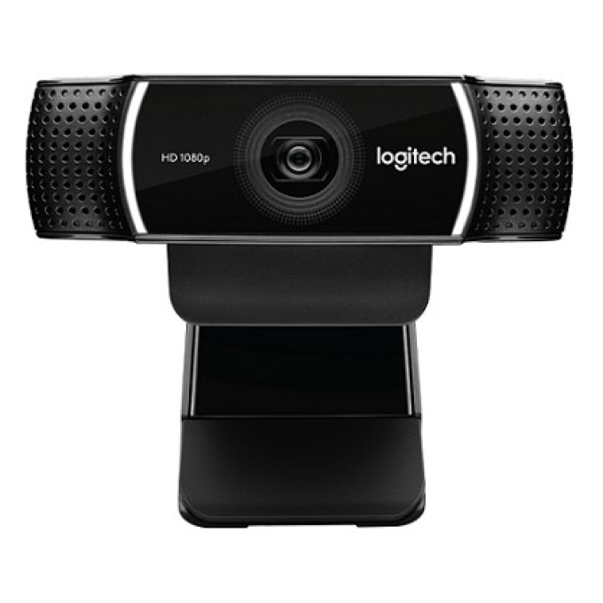 Camara Web Logitech C922 Pro Stream Full HD 1080p para Streaming, Negra, 960-001087 / LOGITECH