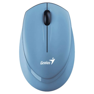 Mouse Genius NX-7009 Inalambrico Ergonomico con Sensor BlueEye Azul/Gris, 31030030401 / GENIUS