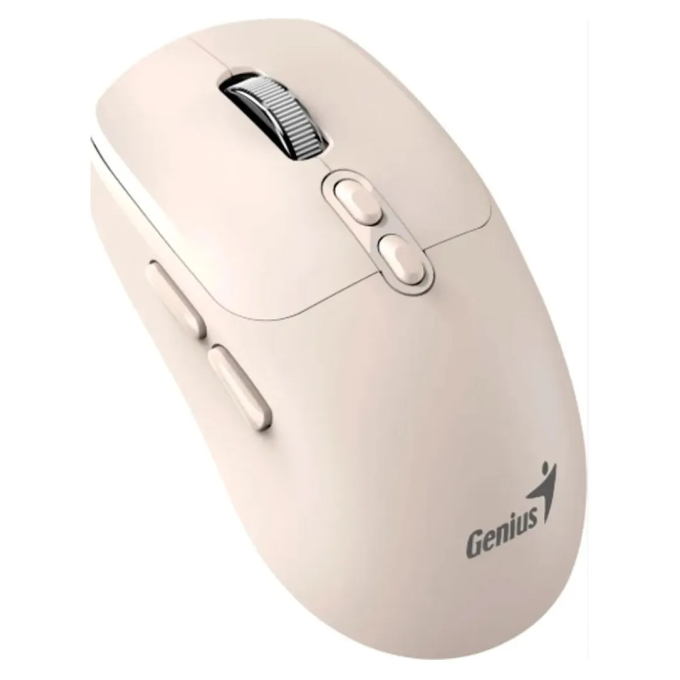MOUSE GENIUS NX-8080S BT AI COPILOT DUAL WIRELESS/BT SILENT 7-BOT MILK TEA (31030042404) 31030042404 / GENIUS