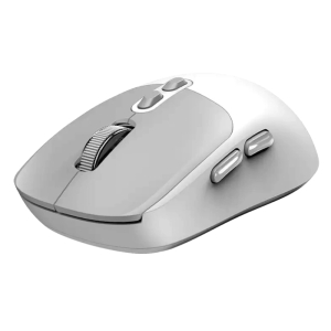 Mouse Genius NX-8080S BT AI Copilot Dual Wireless/Bluetooth Silencioso 7 Botones Ergonomico White, 31030042401 / GENIUS