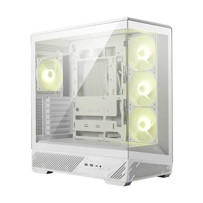 Cases MSI MAG PANO 130R PZ Color Blanco, Micro-ATX / MSI