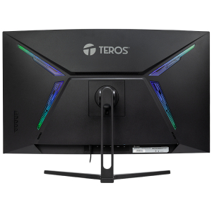 Monitor Curvo Teros , 31.5pulgadas QHD 2K, VA, 180Hz, 1ms, HDR, FreeSync, HDMI, DisplayPort, TE-3218G / TEROS