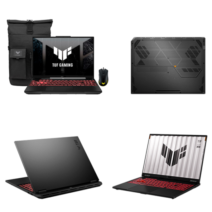Laptop ASUS TUF FA608PP-TU127, AMD Ryzen 9 8940HX 5.3GHz, RAM 16G, Disco solido 512gb, Pantalla 16pulgadas / ASUS