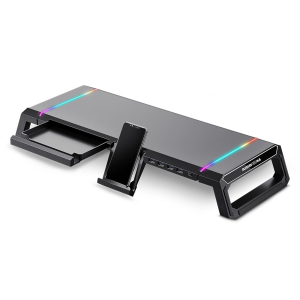 Base para Monitor AirBoom AB089 RGB con 4 Puertos USB 2.0