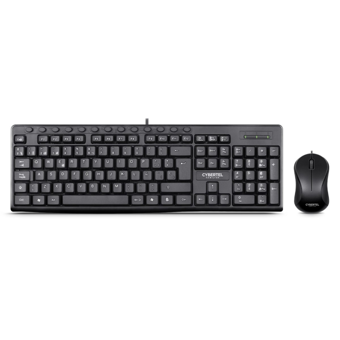 Kit Teclado y Mouse USB Cybertel Hamilton Black T109 Negro / Cybertel
