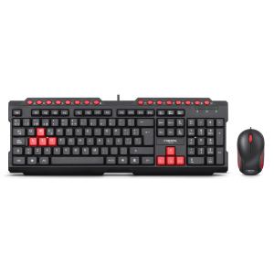Kit Teclado + Mouse USB Cybertel Prince T2000+ Negro