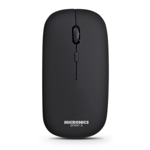 Kit Teclado + Mouse Inalambricos Micronics Spirit3 Black WT800-3M, Smart TV / Micronics