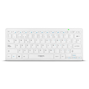 Kit Teclado y Mouse Inalambricos Cybertel Hacker White WT803W Blanco / Cybertel