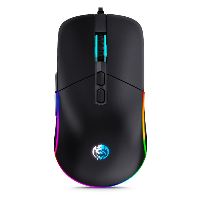 Mouse Gamer Cybertel Striker Black CBX M601 USB RGB 7200 DPI 7 Botones / Cybertel