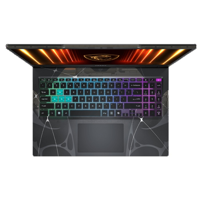 Laptop MSI Cyborg 15 Gaming, Intel i7-240H, Memoria RAM 16Gb DDR5, Disco Solido 512Gb SSD, Pantalla 15.6 FHD, Video NVIDIA RTX5060 8Gb, Win11, Translucent Black, gamer B2RWFKG-071US / MSI