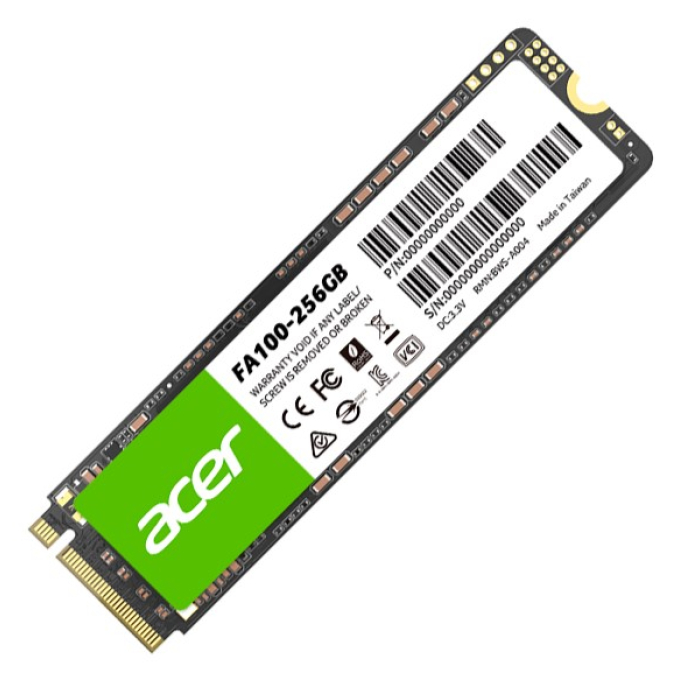 Disco Duro Solido Acer FA100 256GB NVMe M.2 PCIe / Acer