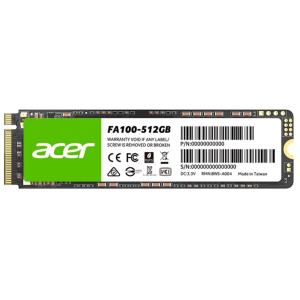 Disco Duro Solido Acer FA100 512GB NVMe M.2 PCIe / Acer