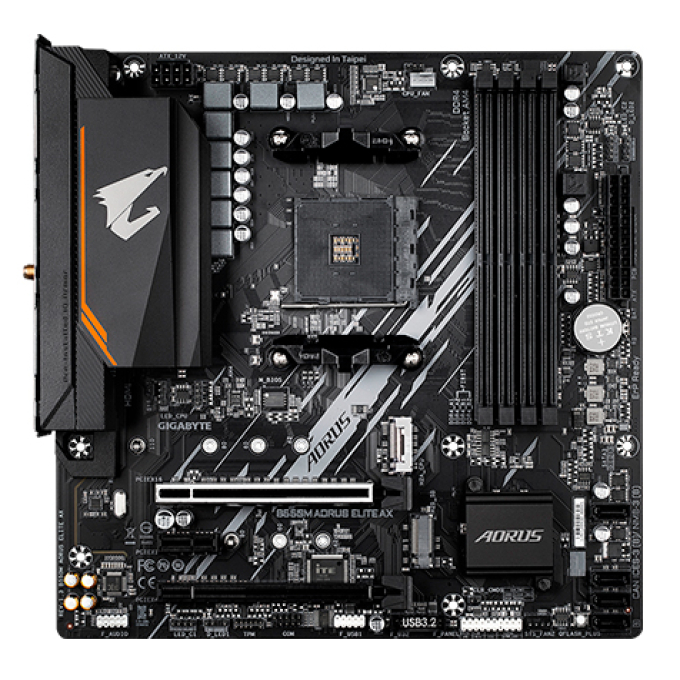 MOTHERBOARD GIGABYTE AMD AM4 B550M AORUS ELITE / GIGABYTE
