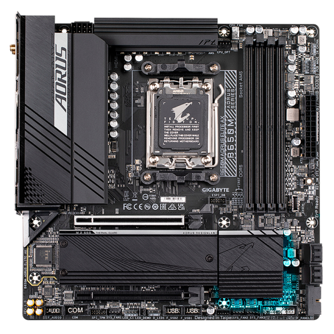 MOTHERBOARD GIGABYTE AMD AM5 B650M AORUS ELITE AX DDR5 / GIGABYTE