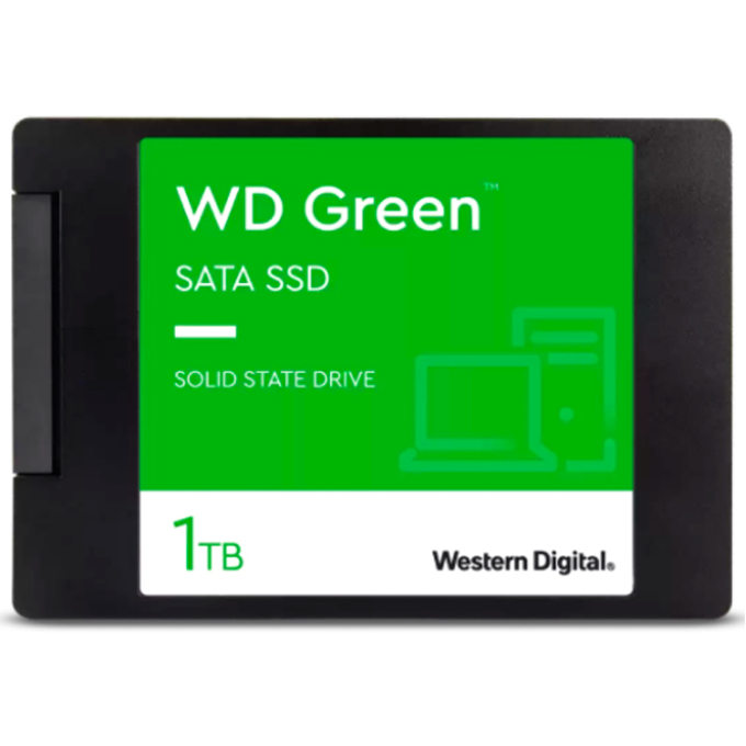 Disco duro solido 2.5pulgadas SATA WESTERN DIGITAL GREEN 1TB WDS100T3G0A WDS100T3G0A-00BJG0 / WESTERN DIGITAL