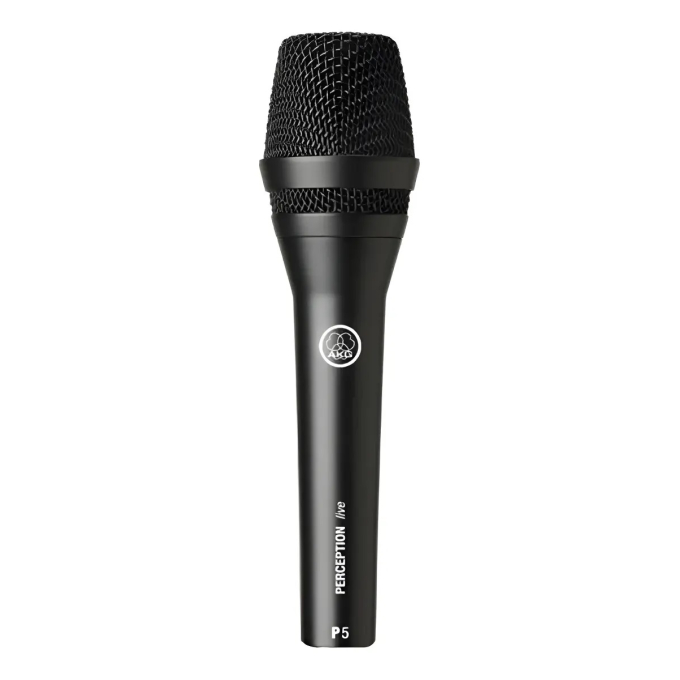 Microfono de Mano AKG Perception P5 S Dinamico Supercardioide XLR Negro 3100H00120 / AKG