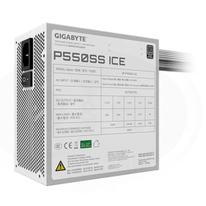 Fuente de Poder Gigabyte de 550 Watt AC 240 V GP-P550SS ICE GCL1