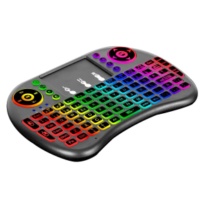 Mini Teclado Inalambrico Cybertel Pixel K236-RGB con Touchpad y Retroiluminacion LED / Cybertel
