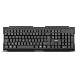 Teclado Multimedia Cybertel Prince+ Black K212+ USB con Teclas Semicurvas