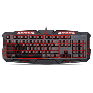 Teclado Gamer Micronics Lumiere K701T USB con 7 Efectos LED / Micronics