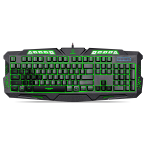 Teclado Gamer Micronics Lumiere K701T USB con 7 Efectos LED / Micronics
