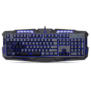 Teclado Gamer Micronics Lumiere K701T USB con 7 Efectos LED