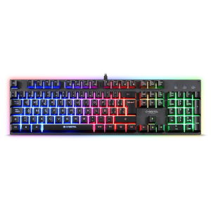 Teclado Gamer Cybertel Element K500 USB Rainbow