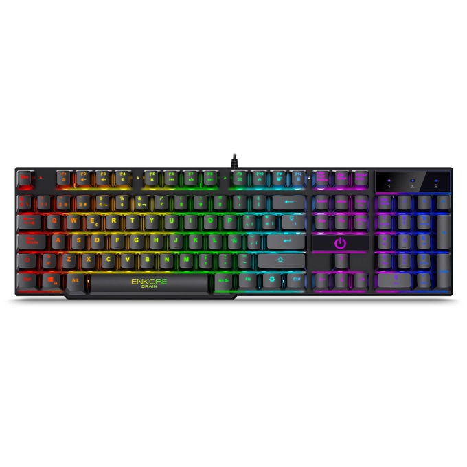 Teclado Gamer Enkore Brain ENK603 USB Rainbow / Enkore