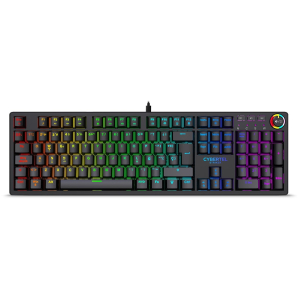Teclado Gamer Mecanico Cybertel Striker CBX K1000 RGB USB 105 Teclas