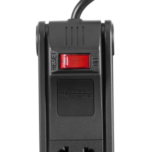 Supresor de Picos Power Lite Office 6+ PLI557 Antiflama 6 Tomas Mixtas 1.2 m / Power Lite