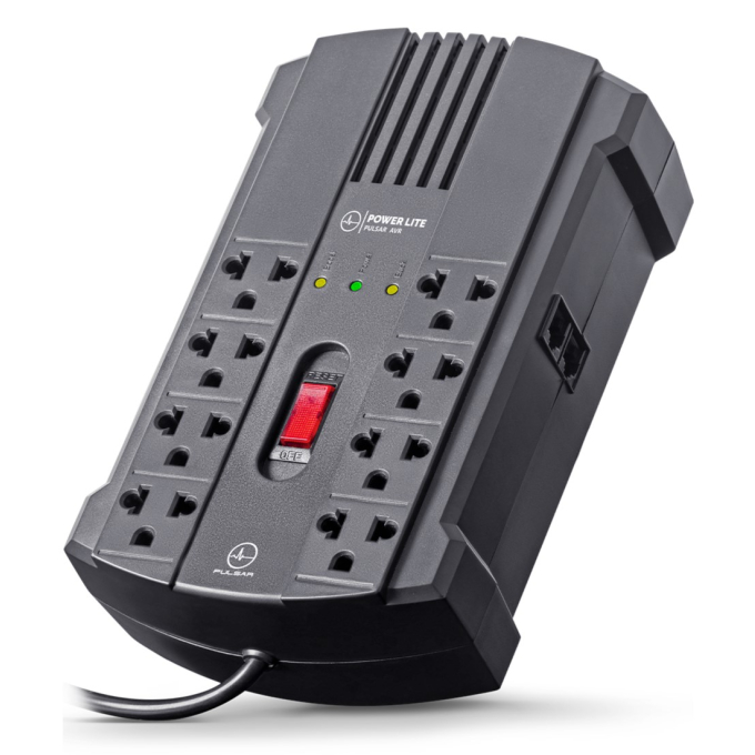 Estabilizador AVR Power Lite Pulsar PLI1200 1200VA / 600W 8 Salidas / Power Lite