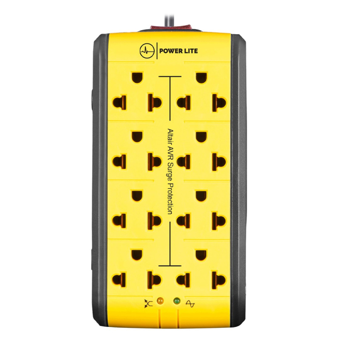 Estabilizador AVR Power Lite Altair PLI1100 1100VA / 550W 8 Salidas / Power Lite