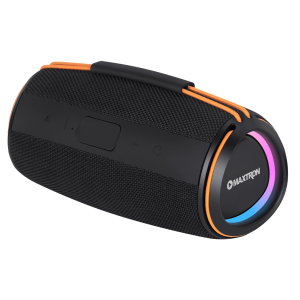 Parlante Bluetooth Portatil Maxtron Bommer MX302 con TWS, LED y Radio FM / Maxtron
