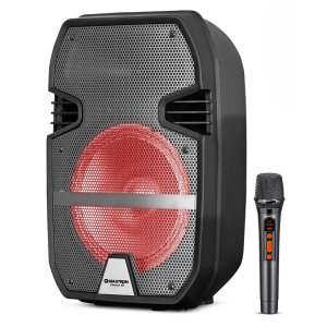 Parlante Portatil Maxtron Libidum AC 8 MX323AC Bluetooth con Microfono VHF, LED