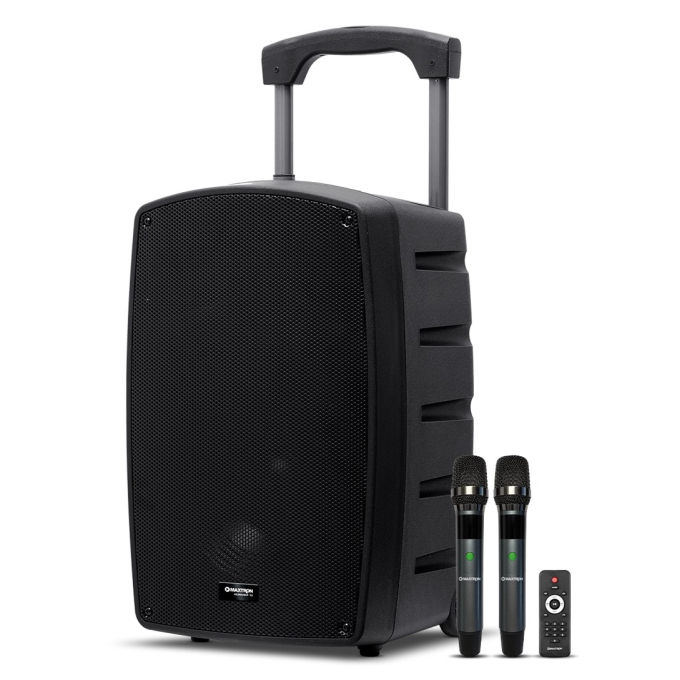Parlante Portatil Maxtron Hummer 12 MX1512 Roller Bluetooth con TWS, RGB, 2 Microfonos, USB / Maxtron