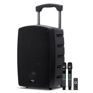 Parlante Portatil Maxtron Hummer 12 MX1512 Roller Bluetooth con TWS, RGB, 2 Microfonos, USB