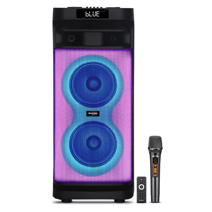 Parlante Torre Maxtron Infinity GT 8pulgadas MX838 Pro Bluetooth TWS RGB con Microfono / Maxtron