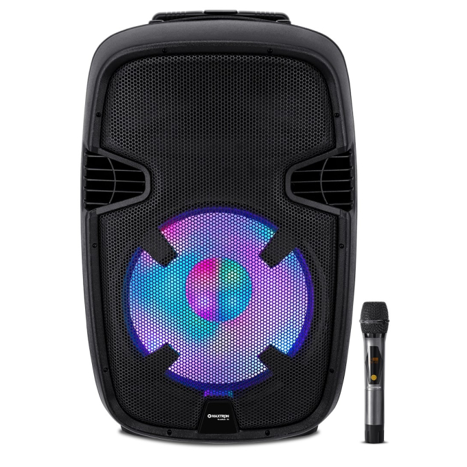 Parlante Profesional Activo Maxtron Scadiun 15 MX1500 Bluetooth TWS con Microfono y LED / Maxtron