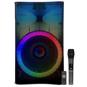 Parlante Profesional Maxtron Rainbow 15 MX1501 Bluetooth TWS con LED