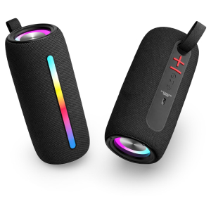 Parlante Bluetooth Portatil Eversound Oxford EV502 con TWS, LED y Radio FM / Eversound