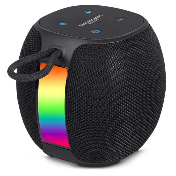 Parlante Bluetooth Portatil Eversound Strudel EV500 con TWS, LED y Radio FM / Eversound