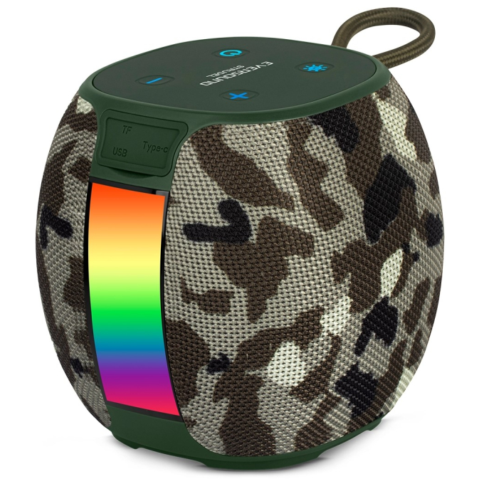 Parlante Bluetooth Portatil Eversound Strudel EV500A con TWS, LED y Radio FM / Eversound