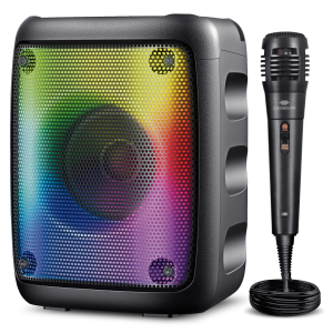 Sistema de Audio Portatil Eversound Dynamic 3 EV5003 Bluetooth RGB con Microfono