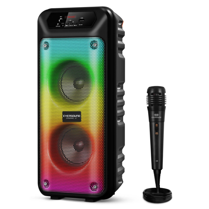 Torre de Sonido Eversound Dynamic 4pulgadas EV5004 Bluetooth RGB LED / Eversound