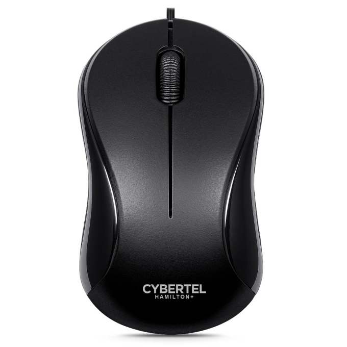 Mouse USB Cybertel Hamilton+ Black M209K+ Negro / Cybertel