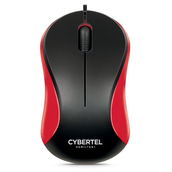 Mouse USB Cybertel Hamilton+ Red M209R+ Rojo / Cybertel
