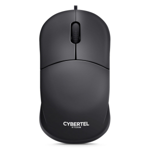 Mouse USB Cybertel Storm Black M103K Negro