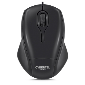 Mouse USB Cybertel Dvinci Black M201 Negro