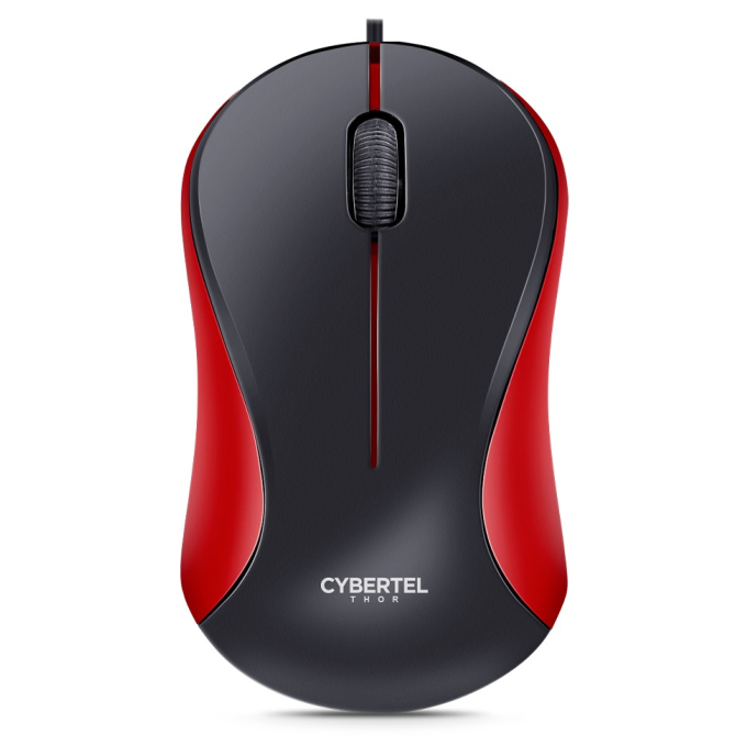 Mouse USB Cybertel Thor Red M101R Rojo / Cybertel